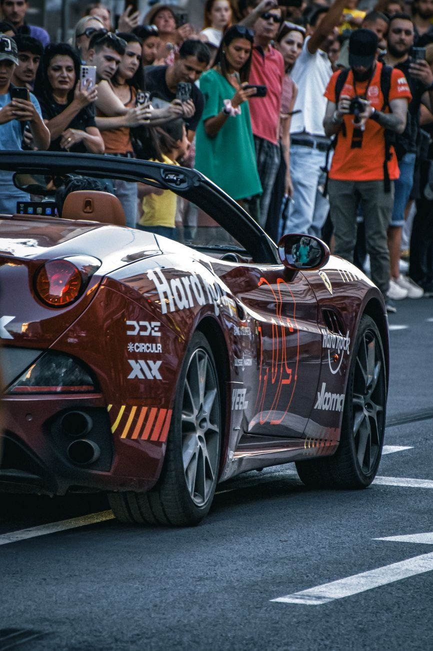 A Vibrant Racing Car Speeding Through a jigsaw puzzle