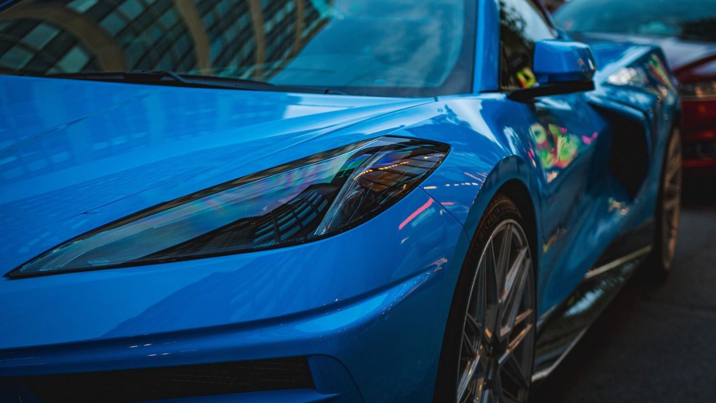 Close up of a Vibrant Blue Sports jigsaw puzzle