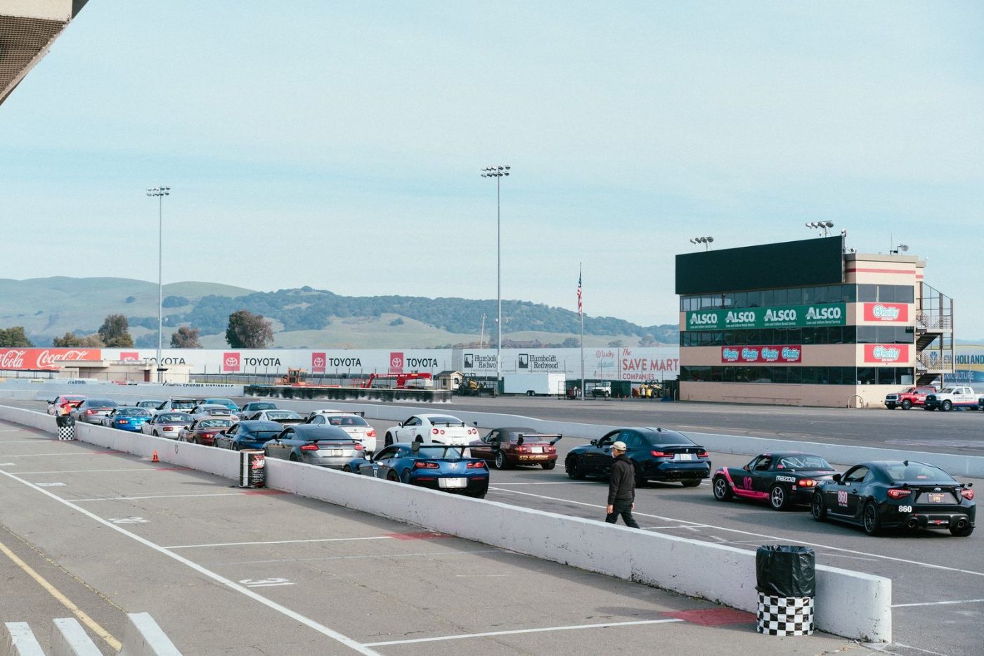 Lineup of Sports Cars on the Track jigsaw puzzle