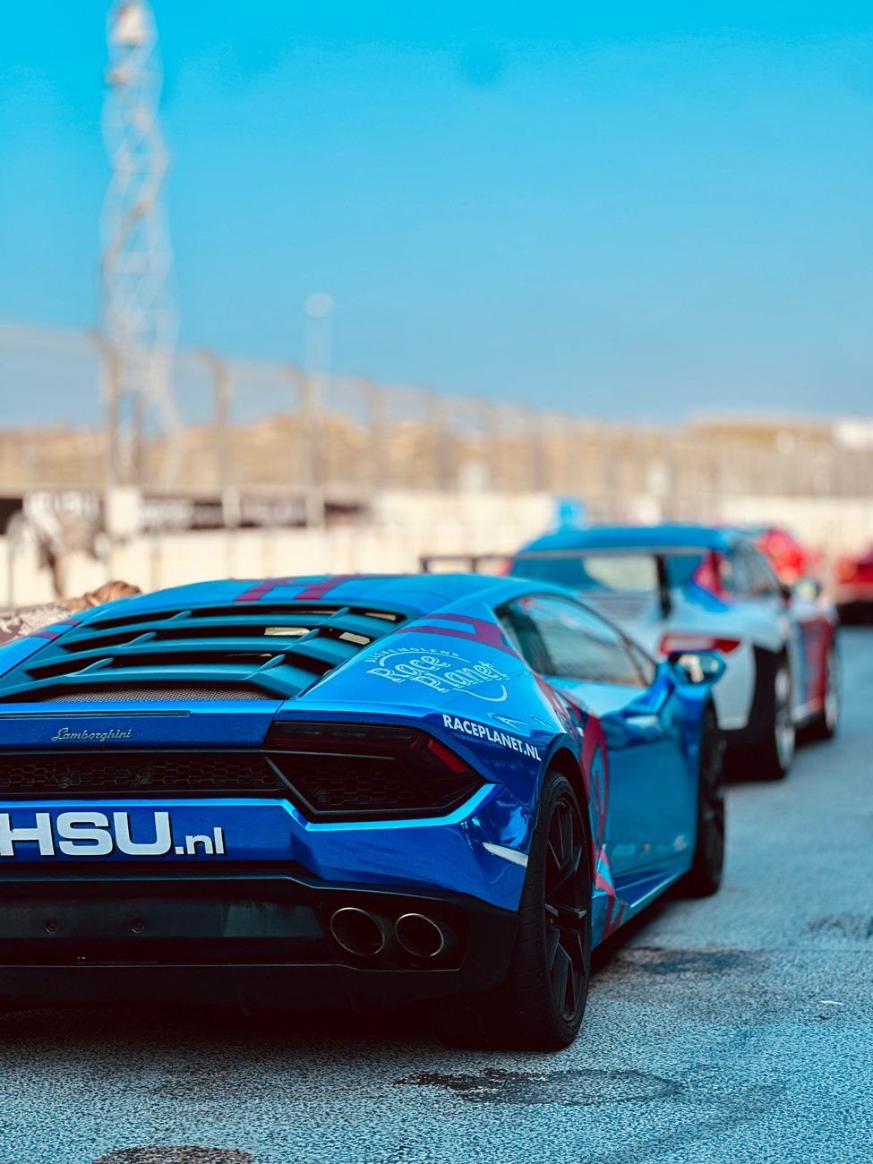 Rear View of Colorful Sports Cars Lined jigsaw puzzle