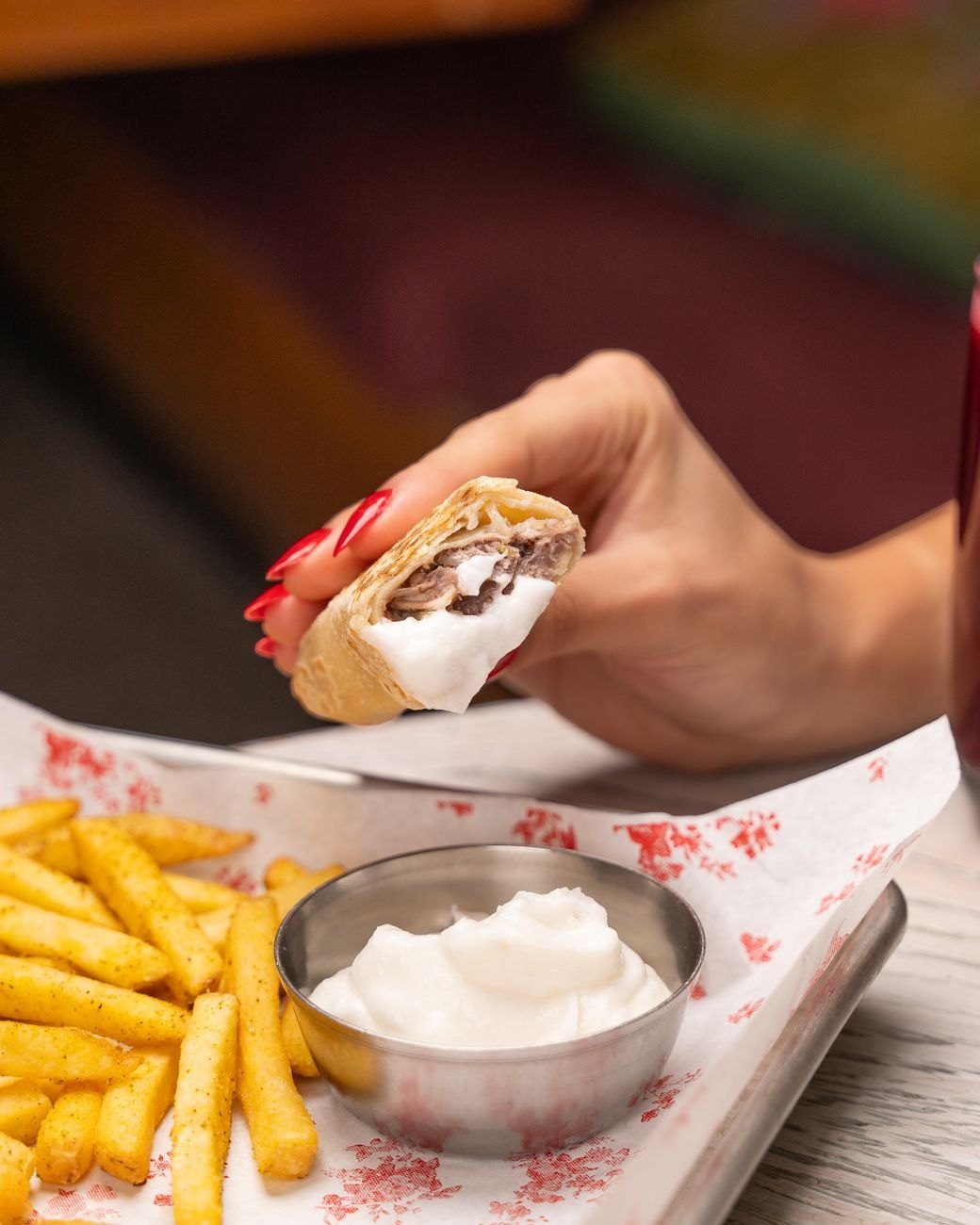 Close up of Hand Holding Tasty Wrap jigsaw puzzle