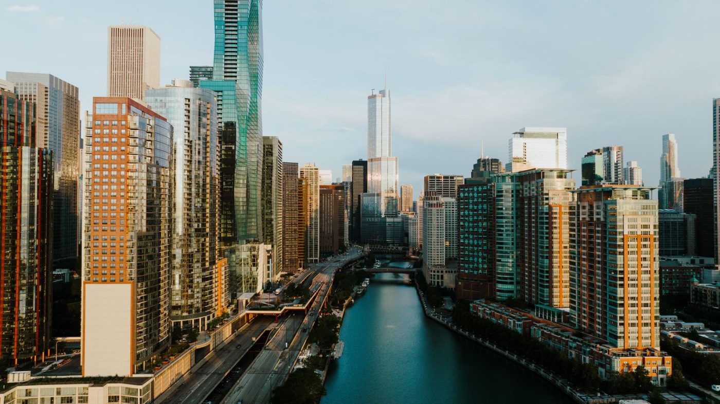 Stunning Aerial View of Chicago S Skyscrapers jigsaw puzzle