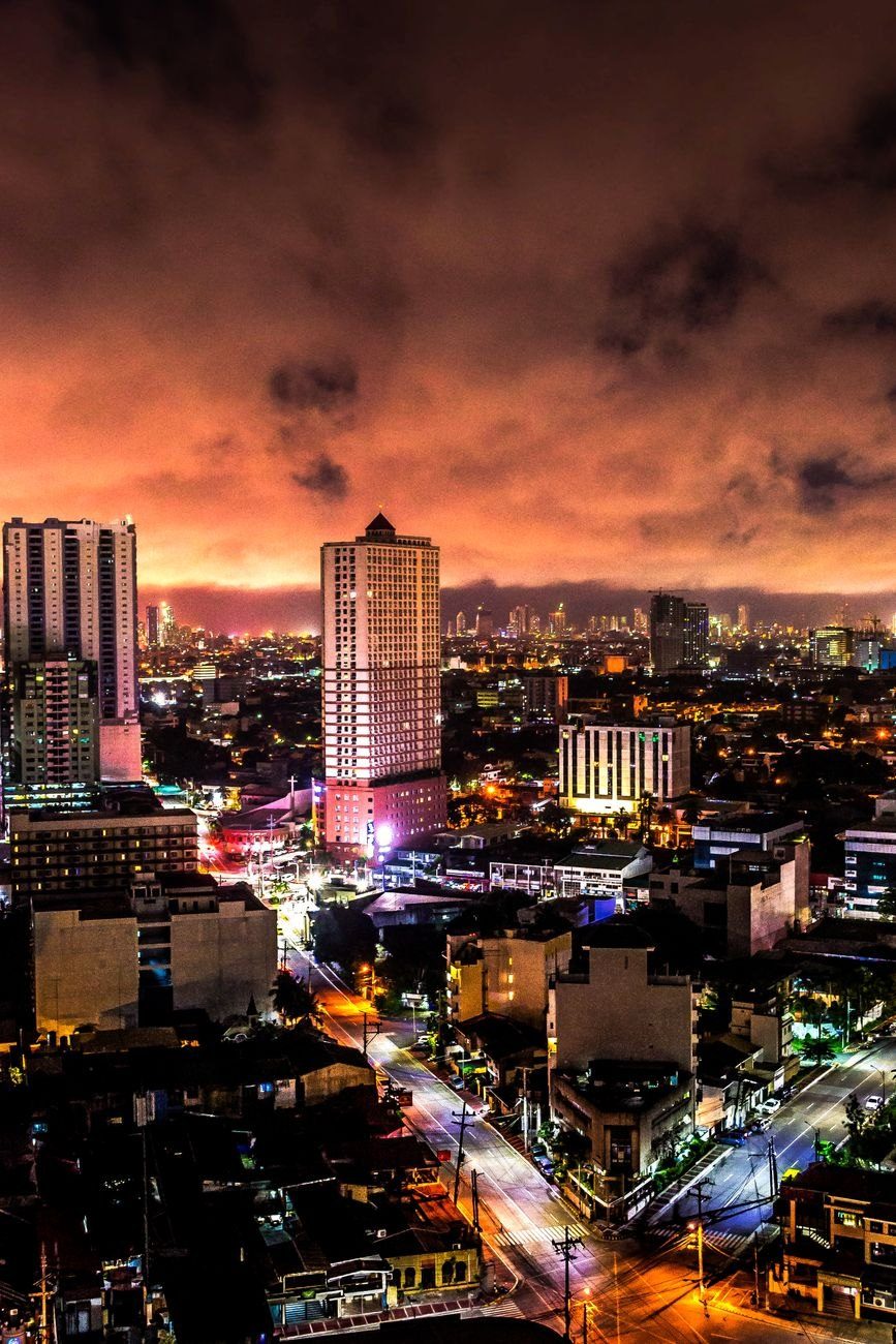 Stunning Illuminated Skyline View of Manila Philippines jigsaw puzzle