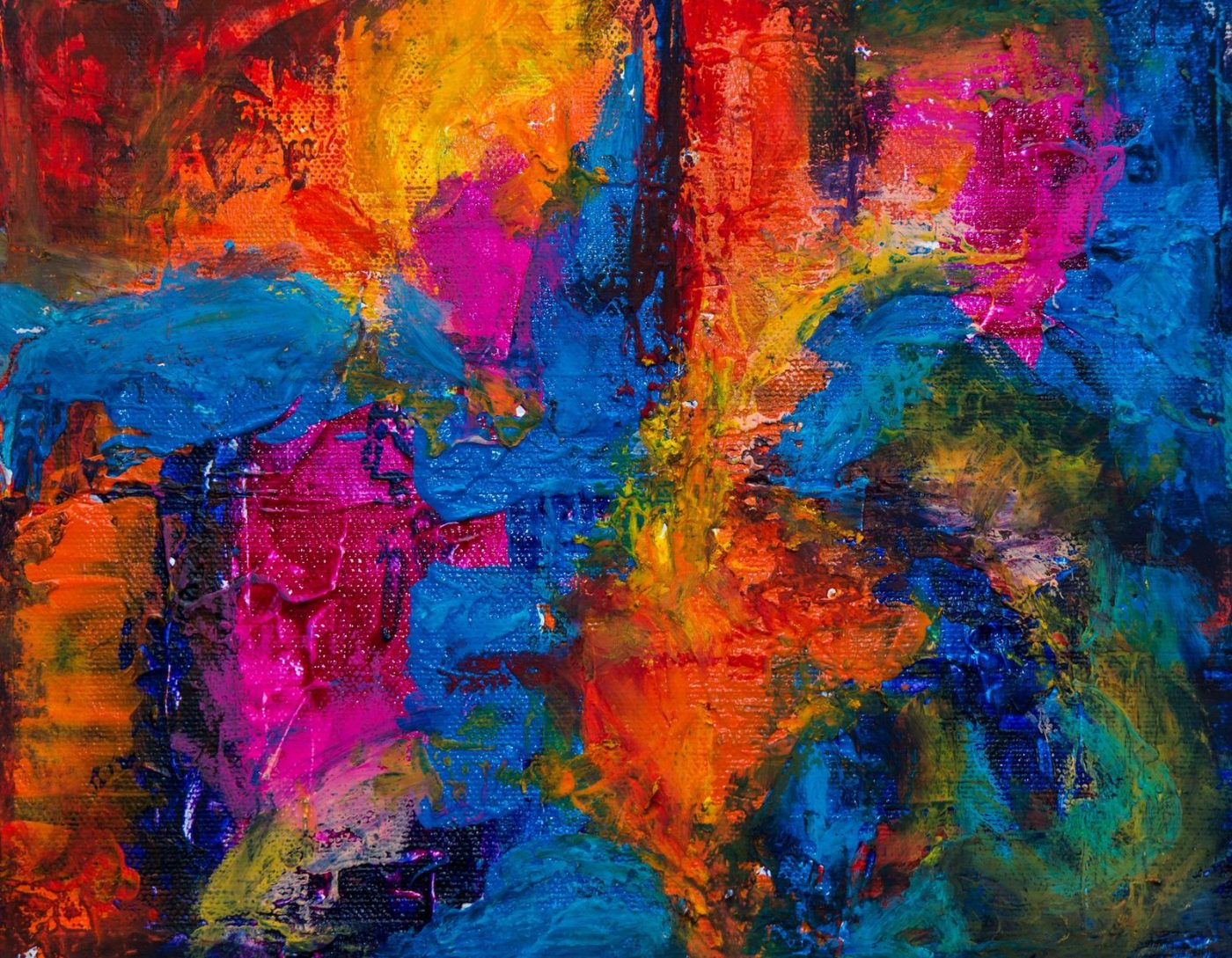 Colorful Abstract Painting with Vibrant Hues Acrylic jigsaw puzzle
